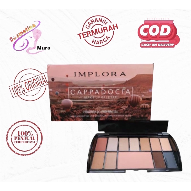 [ cappadocia ] implora eyeshadow and blush on terbaru cappadocia palette