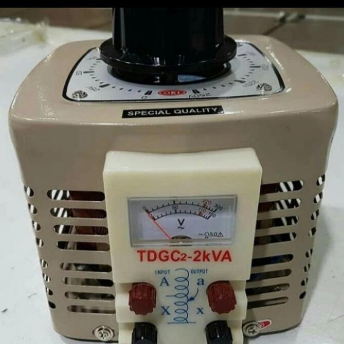 Step up down Ac voltage regulator 2000watt 0v-250v OKI ada stock