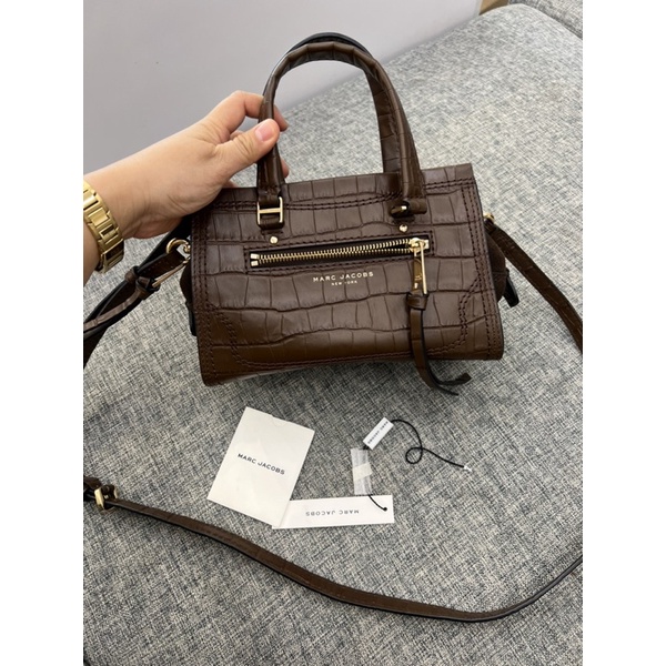 preloved MJ Cruiser Mini Croco Darkbrown