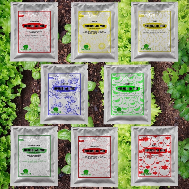 Nutrisi AB Mix Pupuk AB Mix Pupuk Konvensional Tanah dan Hidroponik 0,5 liter