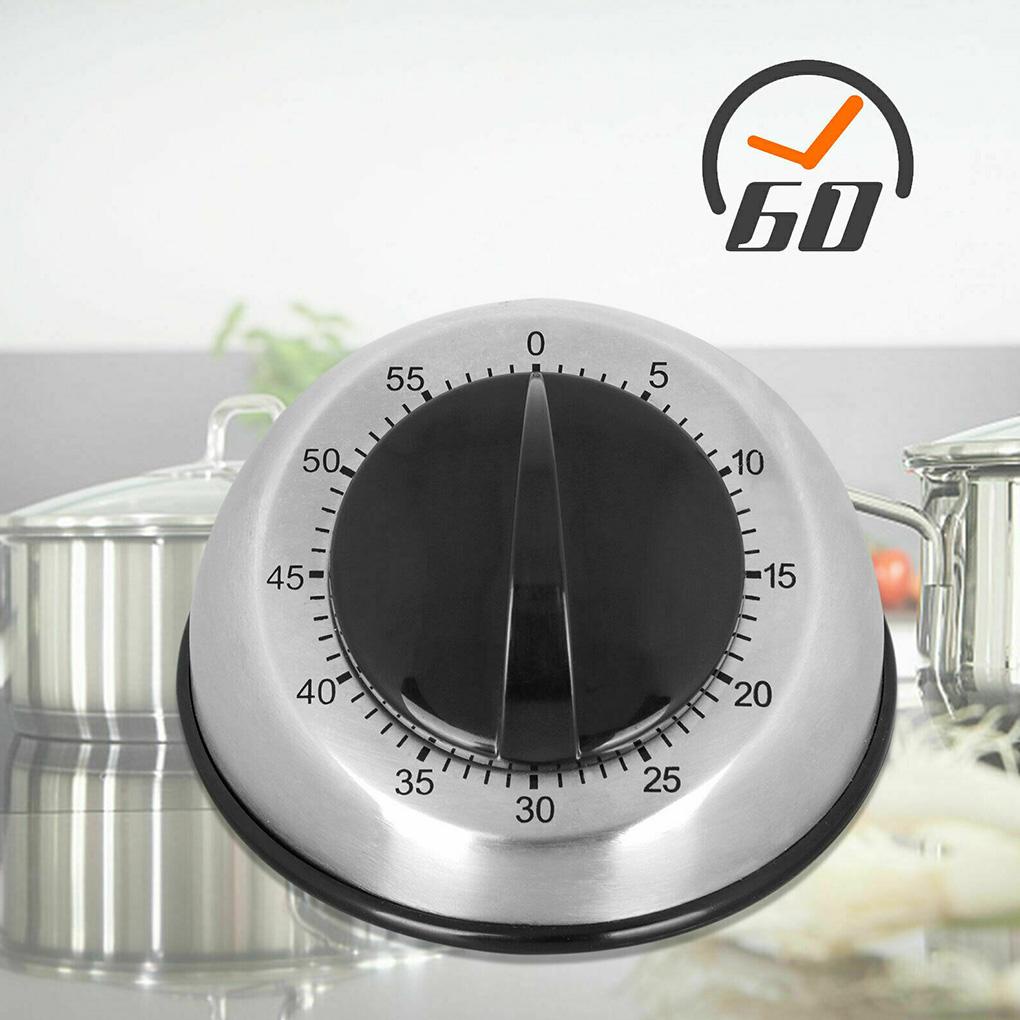 Bell Panjang Nyaring 60-menit Timer Wind Up Masak Dapur UK