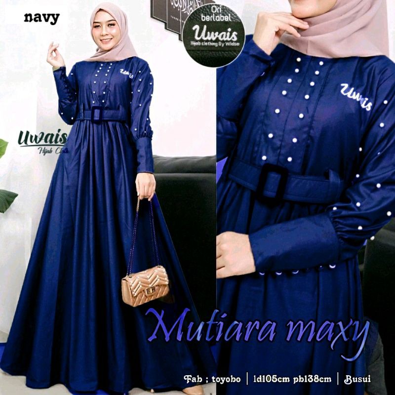 gamis dewasa mutiara maxy