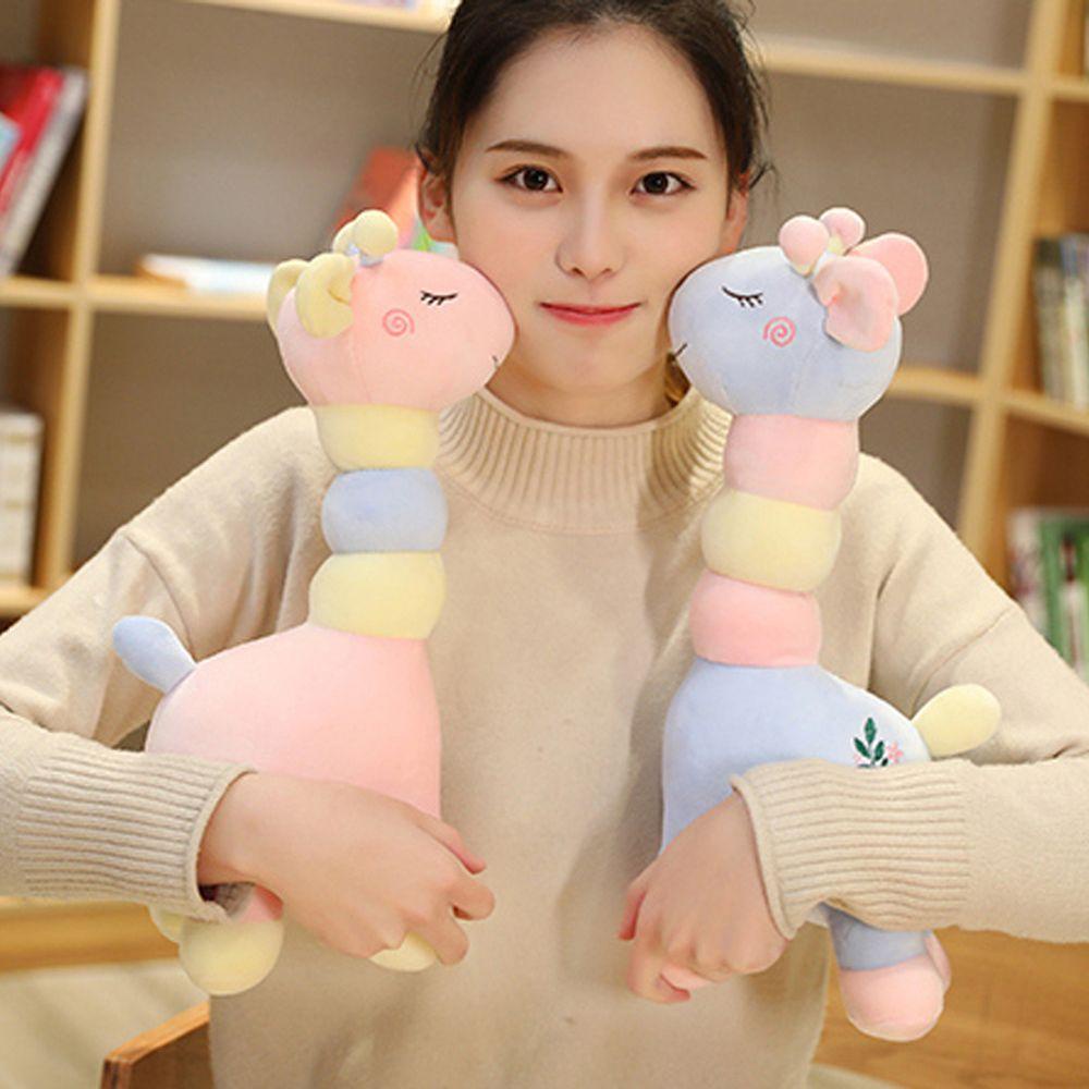 Lanfy Giraffe Plush Toy Mainan Anak Boneka Kawaii Plushie Boneka Hewan Boneka Kartun Dekorasi Rumah Jerapah Boneka Mainan