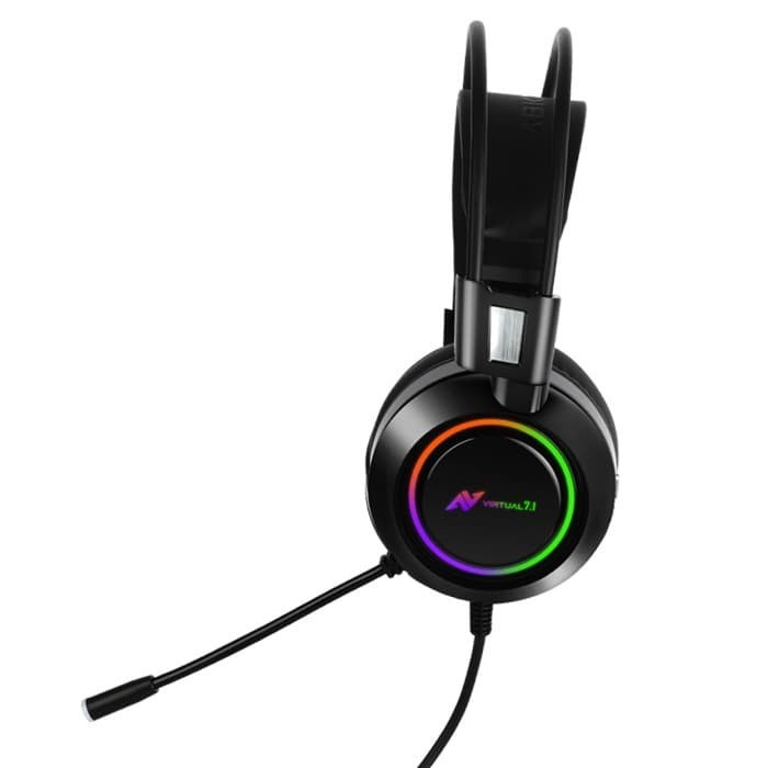 Headset AbKoncore B780 RGB - USB Headset Gaming RGB Abkoncore B780 Surround 7.1