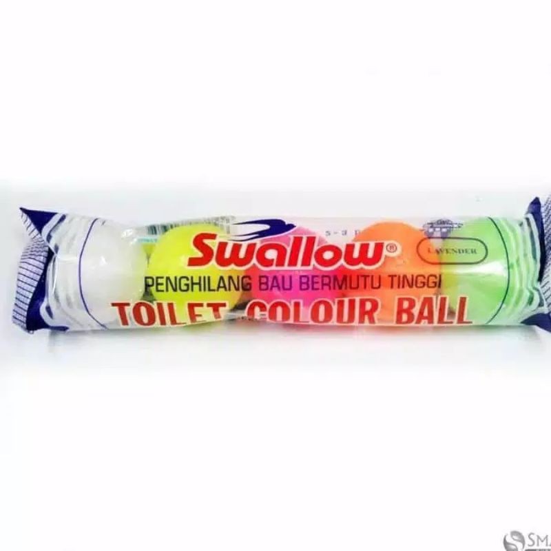 Swallow toilet collour ball dan  isi 5