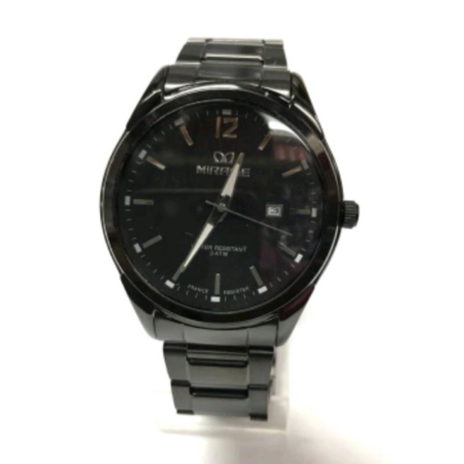 jam tangan Mirage Rante hitam pria 7570 ori