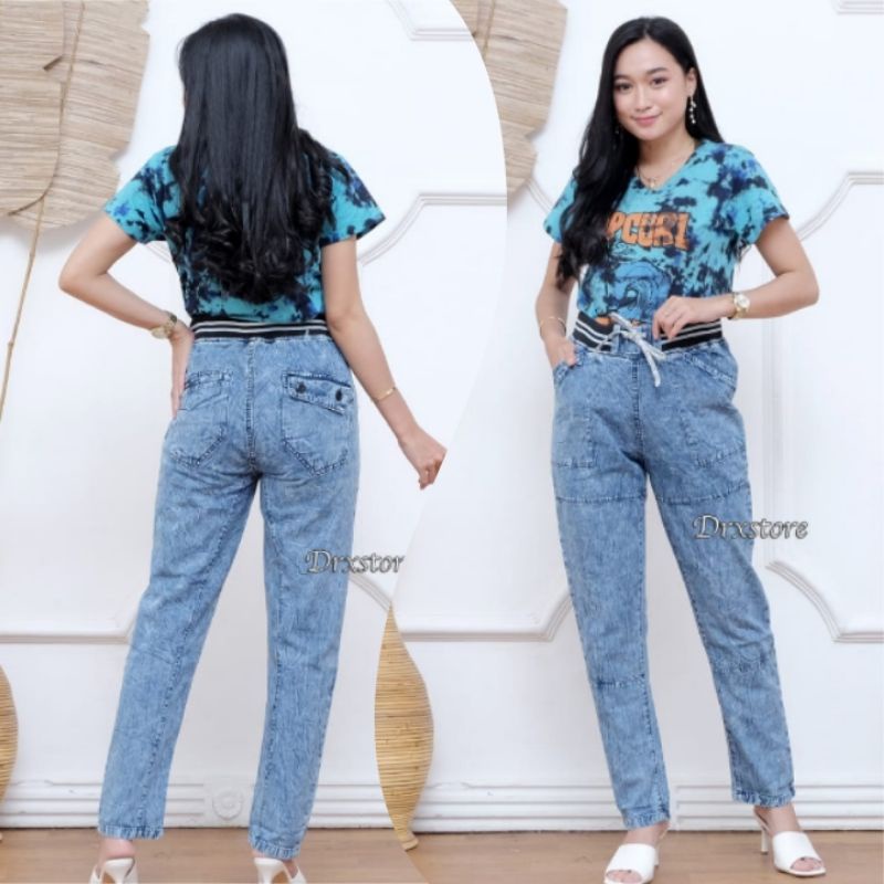 S.M.L Baggy Pant Jeans RIP / Boyfriend Jeans