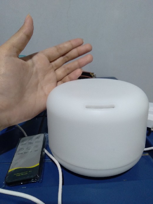 Yama Nokori Ultrasonic Aromaterapi 2 In 1 Difuser Humidifier 7 Colour Led