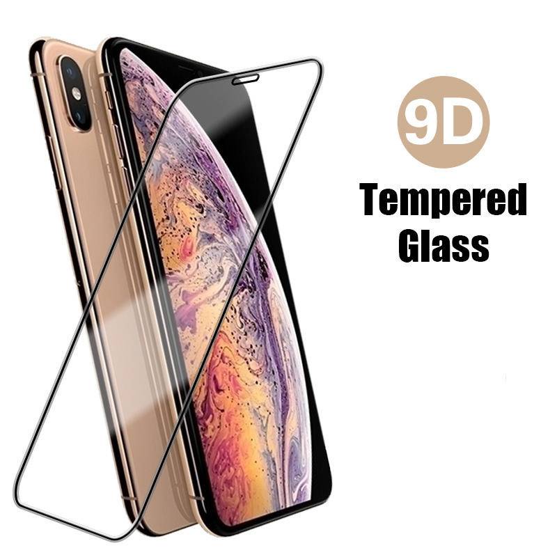 Pelindung Layar Tempered Glass Untuk iPhone 13 11 12 13 Pro MAX Mini 6 6s 7 8 Plus SE 2020 2022 SE3