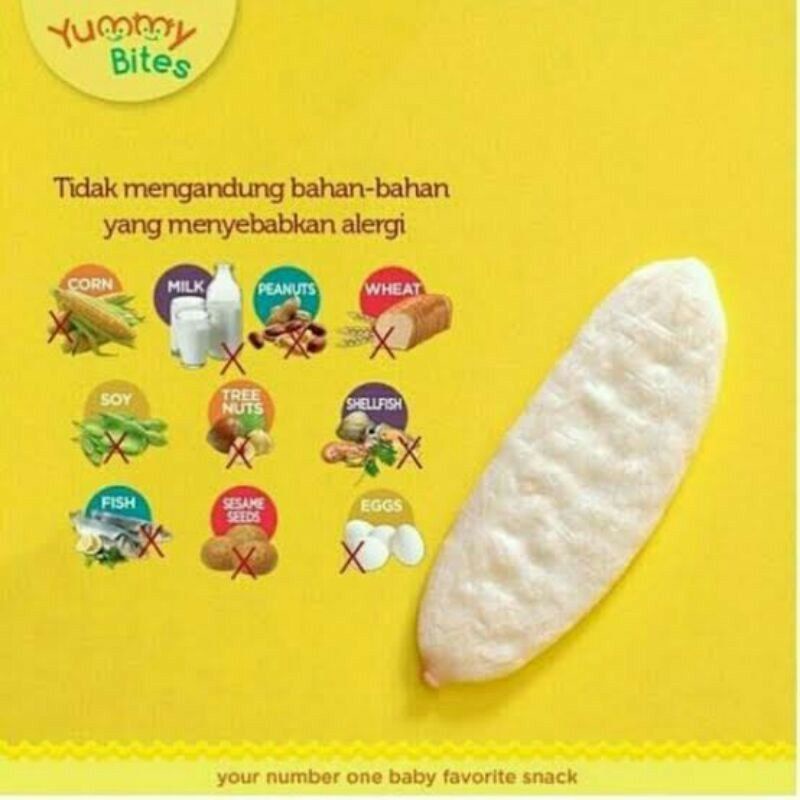 Biscuit Biskuit Bayi Yummy Bites Snack Beras