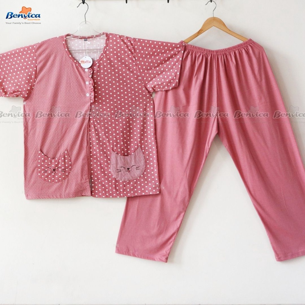 BAJU TIDUR CELANA PANJANG KAOS XL MOLLIS AL