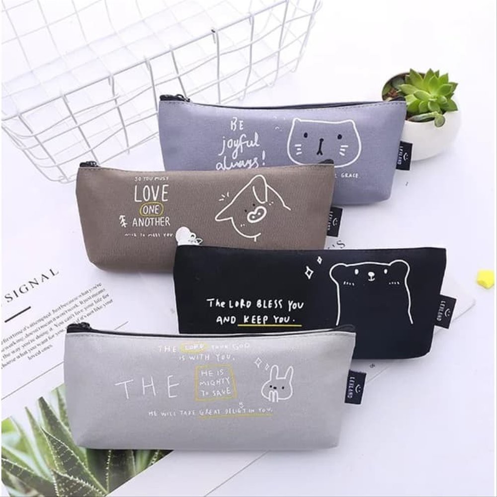 

TP0068 Tempat Pensil Animal Poem - Tempat Kosmetik Tas kamu jadi ber