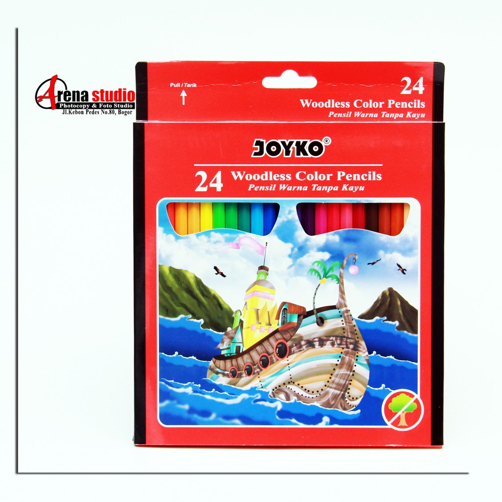 

Pensil Warna Joyko 24 Warna