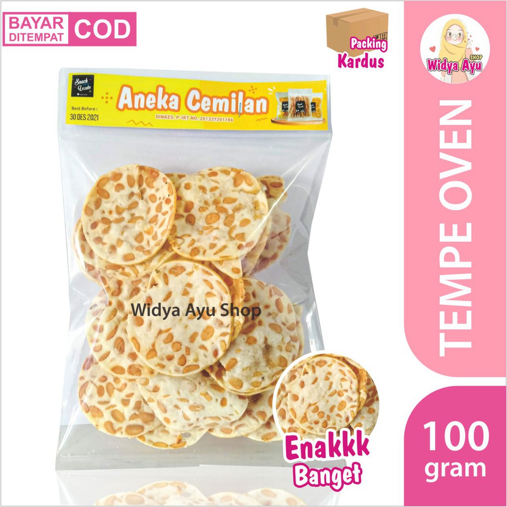 

Keripik Tempe Oven 100gr / Kripik Tempe Sagu Kiloan Murah Khas Tempe Malang Widya Ayu Shop