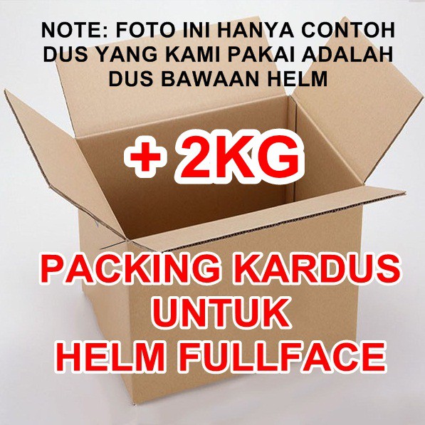 

PACKING KARDUS UNTUK HELM FULLFACE (TAMBAH 2KG)
