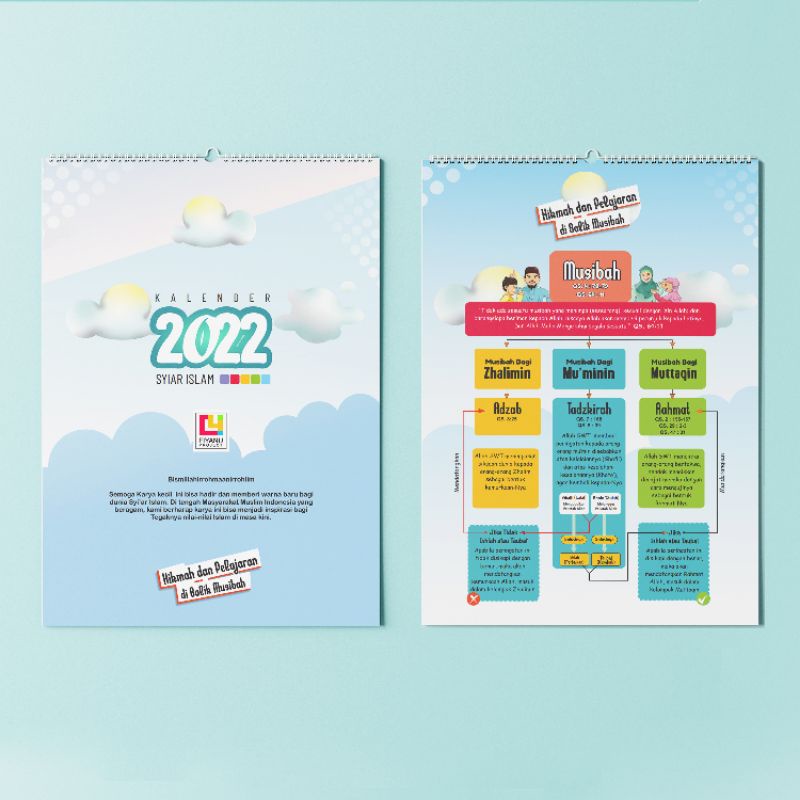 

Kalender Islami Anak 2022 Tema Hikmah dan Pelajaran dibalik Musibah/ Kalender Edukasi Anak
