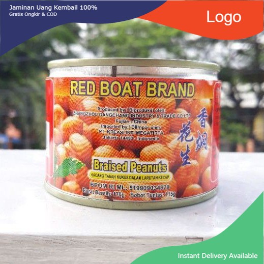 

Kacang Tanah Kukus dalam Larutan Kecap / Braised Peanuts - Red Boat Brand