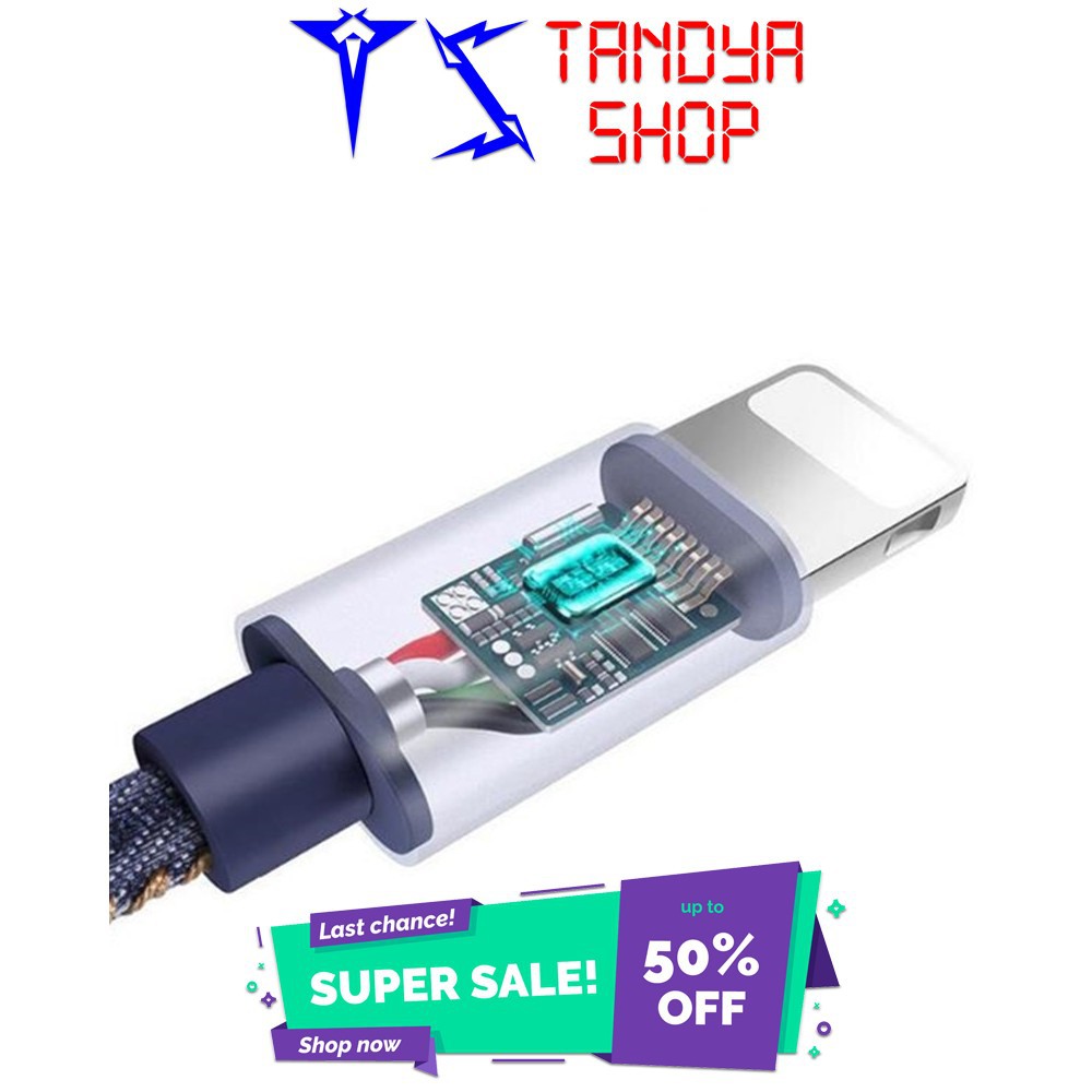 Kabel Cas Iphone Ipad Lightning Cable Data Usb Charger Handphone Ori