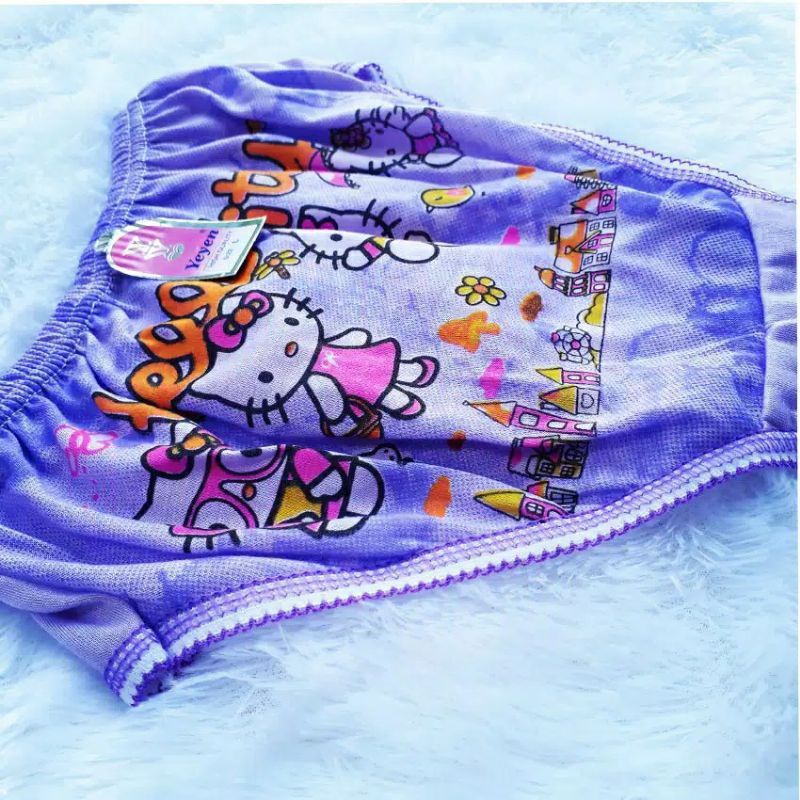 SS - ( M &amp; L ) 6 Pcs CD Anak Perempuan Yeyen  / Celana Dalam Anak Cewek Cewe Yeyen