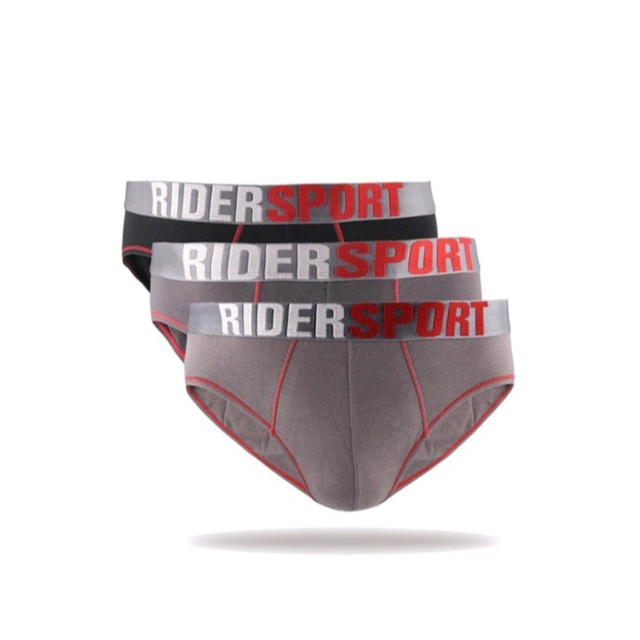 Celana Dalam Rider Sport Brief Man R337B Multi warna (3 Pcs in 1 Box) Pakaian Dalam Pria / Rider Underwear