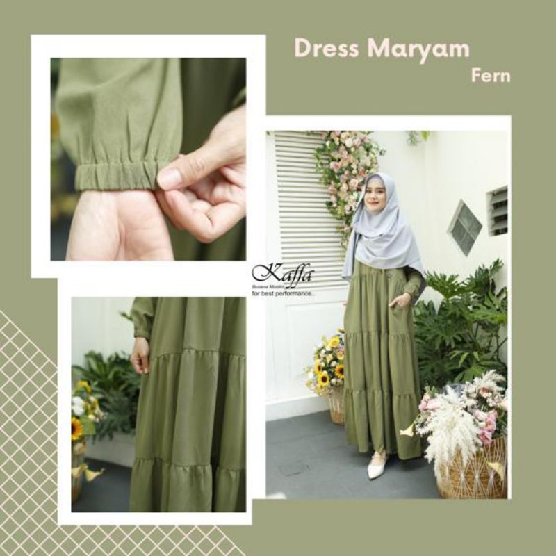 Dress Maryam Kaffa busana bandung