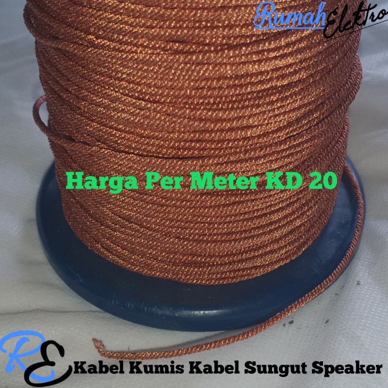 Kabel Kumis Kabel Sungut Speaker Tali Kabel Speaker ukuran 20