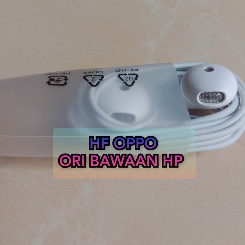 HEADSET OPPO RENO 6 | RENO 5 | A9 | A31 ORI BAWAAN HP