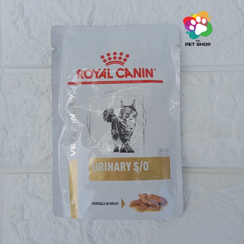 Royal Canin Urinary SO Pouch 85gr / Royal Canin Sachet / Makanan Basah Untuk urinary