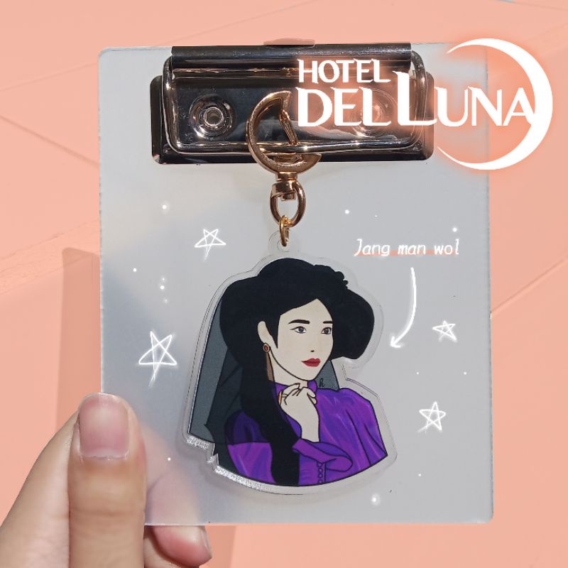 Hotel del Luna Kdrama Acrylic Keychain | Gantungan kunci drakor