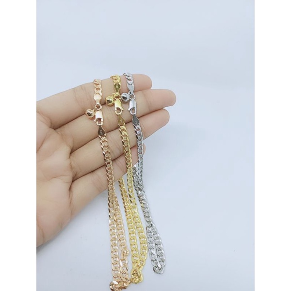 gelang kaki perak asli lapis emas/gelang kaki rante sisik naga ukir 1bel/gelang kaki asli silver 925/gelang kaki fashion wanita