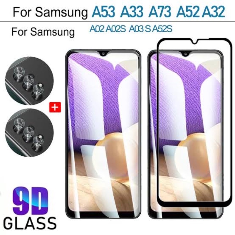 Tempered Glass Samsung A23/A32/A52/A52S/A53/A72/A22/M22/A33/M32/M31/M51/M52/ S21 FE/ Anti Gores Full Screen