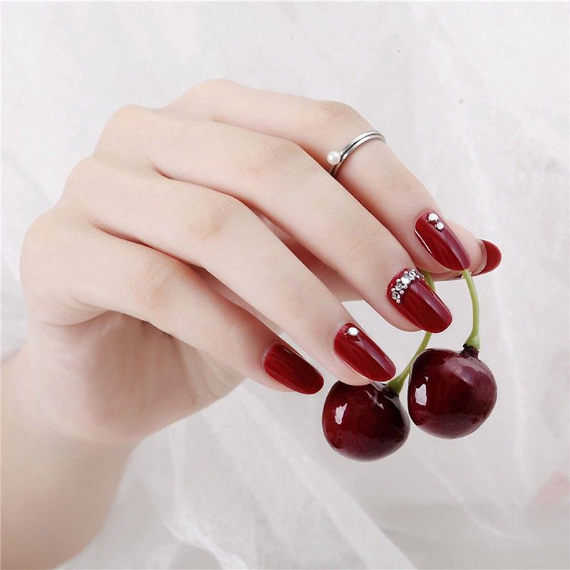 Kuku palsu FREE LEM/ fake nails kuku 3d kuku wedding Kuku Palsu 3D Nail Art/ (71)