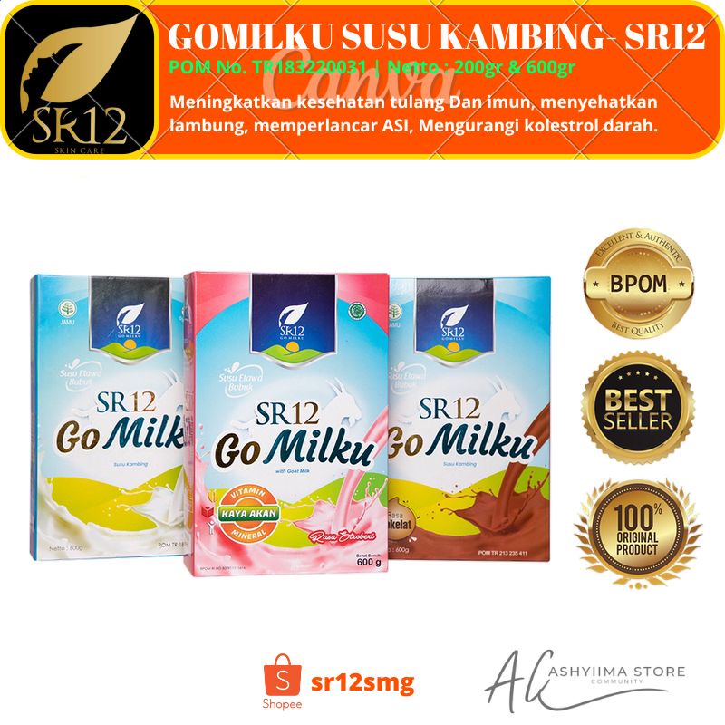 

GO MILKU STRAWBERRY SR12 / SUSU KAMBING ETAWA BUBUK HERBAL / SUSU PENGGEMUK BADAN / MELANCARKAN ASI / MENYEHATKAN LAMBUNG sr12smg