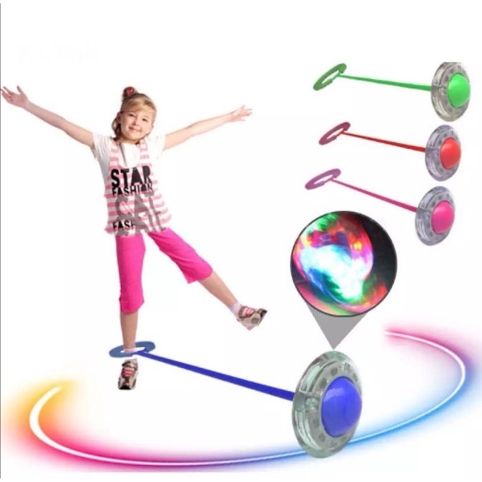 Hula Hoop Kaki / Jump Ball / Lompat Kaki / Hulahoop / Yoyo Kaki / LED