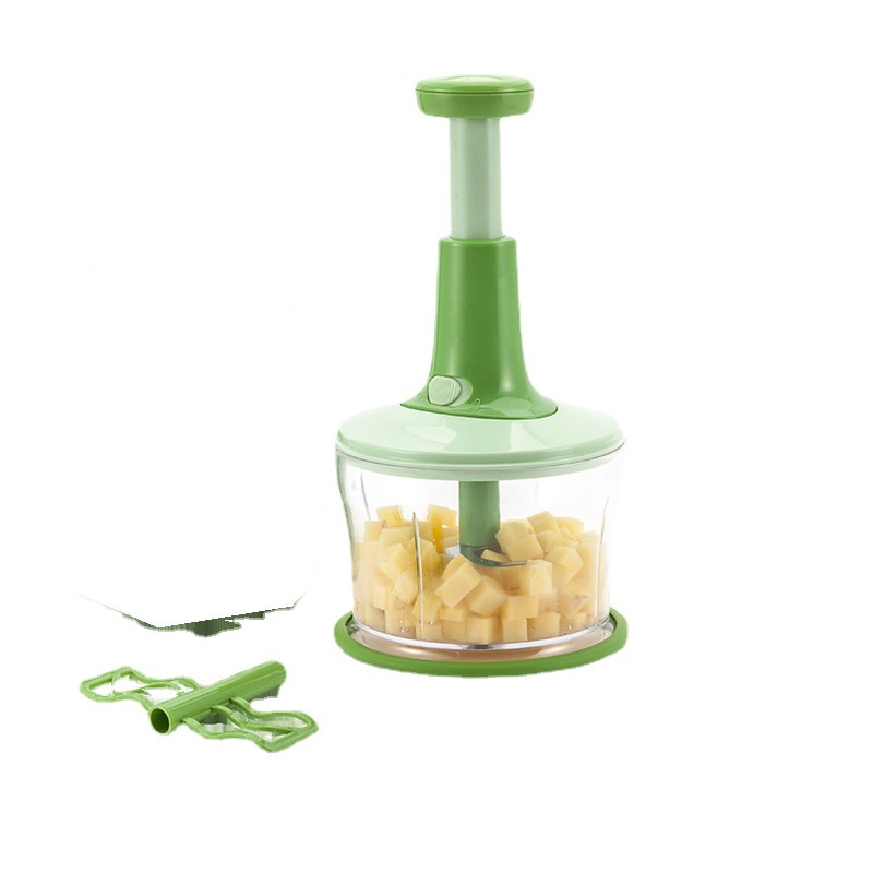 3 in 1 press chopper blender tekan pencacah penggiling capsule pemotong manual daging mixer adonan multi fungsi