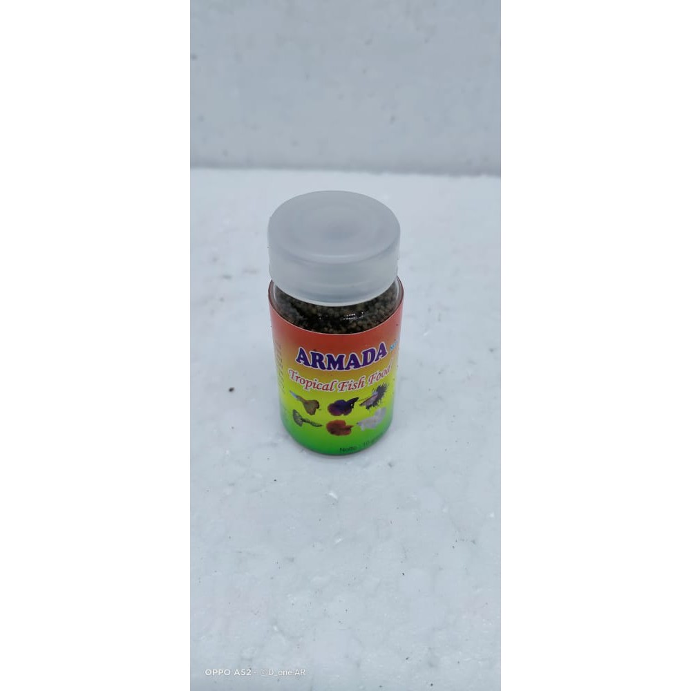 

Armada Trofical Fish Food 10gr, (Pakan Cupang dan Guppy dll)