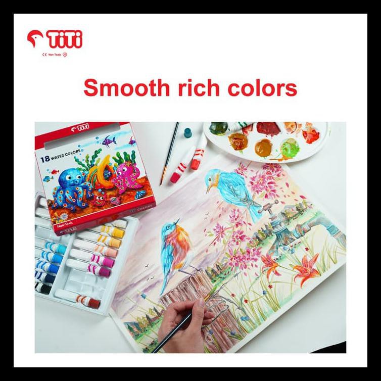 

Water Color / Cat Air Titi Wc-6Ml-24C / 24 Warna / Colors Termurah