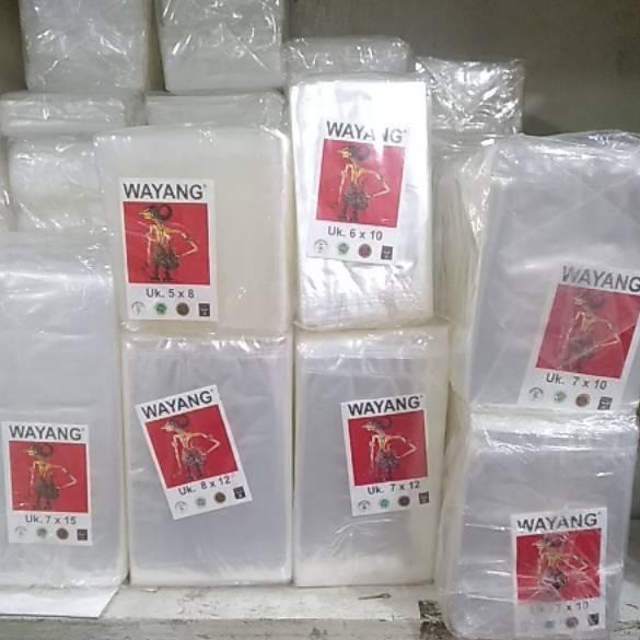 Murah Baru Plastik PP Wayang uk. Kecil 5x8, 6x10, 7x10, 7x12, 7x15, 8x12, 8x15, 8x18, 9x12, 9x gr/pa