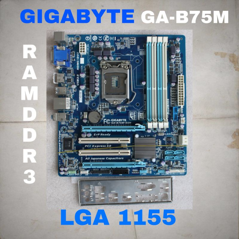 MAINBOARD GIGABYTE GA B75 DDR3 LGA 1155