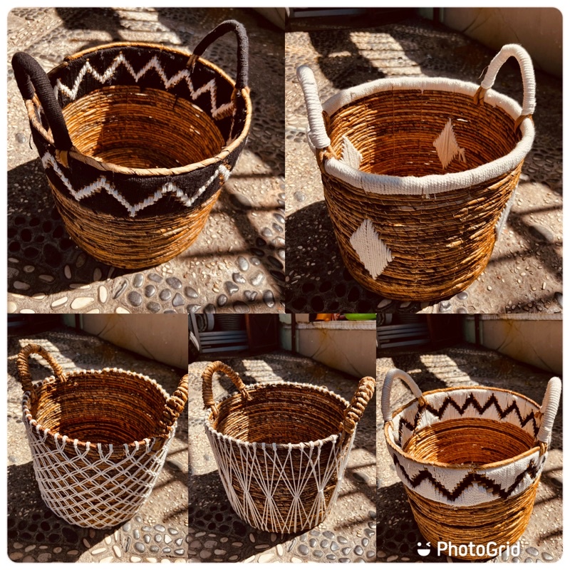 KERANJANG BANANA ROUND BASKET MACRAME