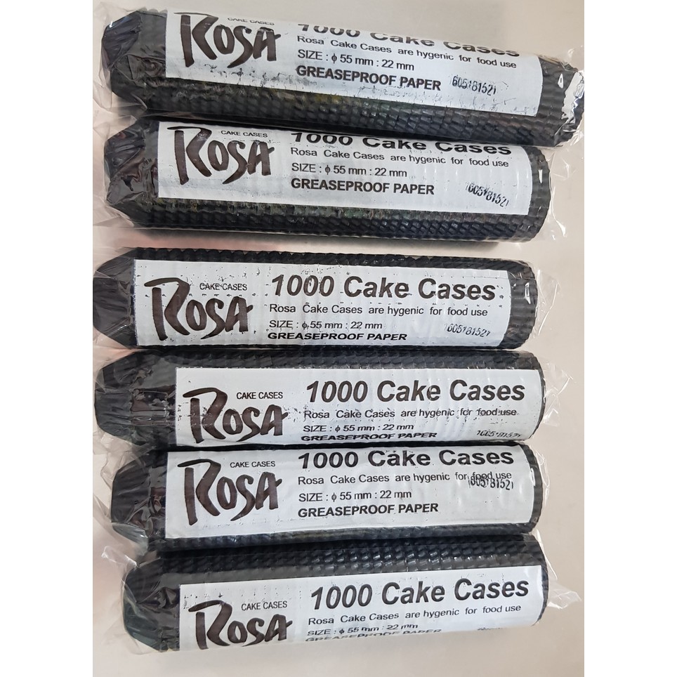 

Paper Cup Rosa HITAM 5.5 mm @1000 pcs / cup kertas Hitam