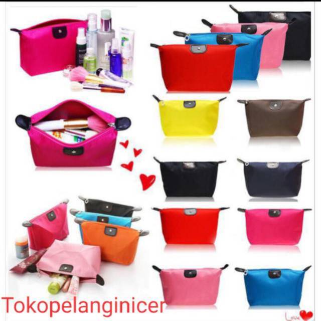 Dompet kosmetik polos wanita Tokopelanginicer