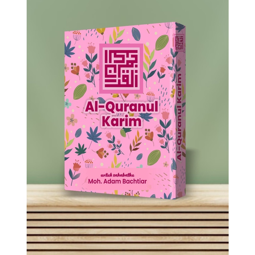 Jual Custom Foto Nama Alquran Custom Tajwid Terjemah Transliterasi