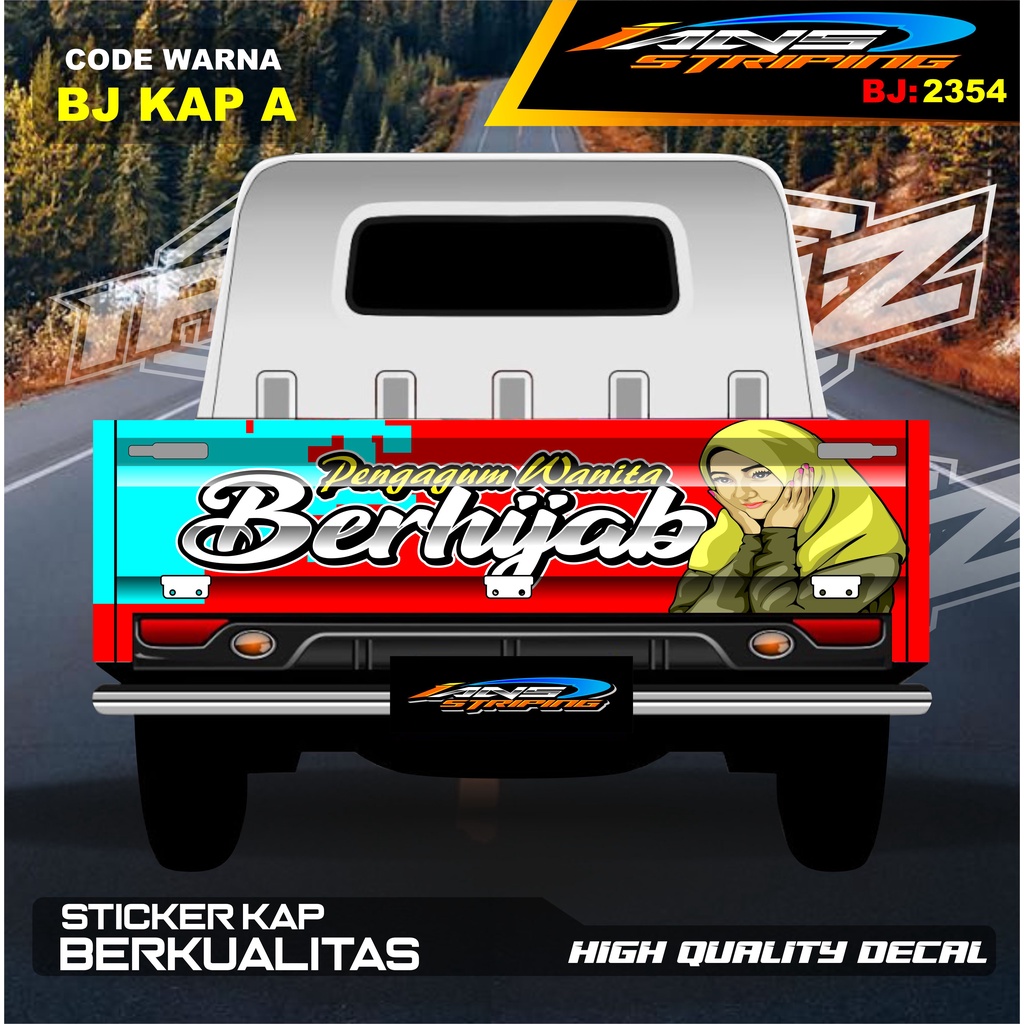 STIKER BAK BELAKANG GRANMAX / STICKER VARIASI GRANMAX PICK UP / DECAL STIKER CARRY PICK UP / STIKER VARIASI PICK UP L300