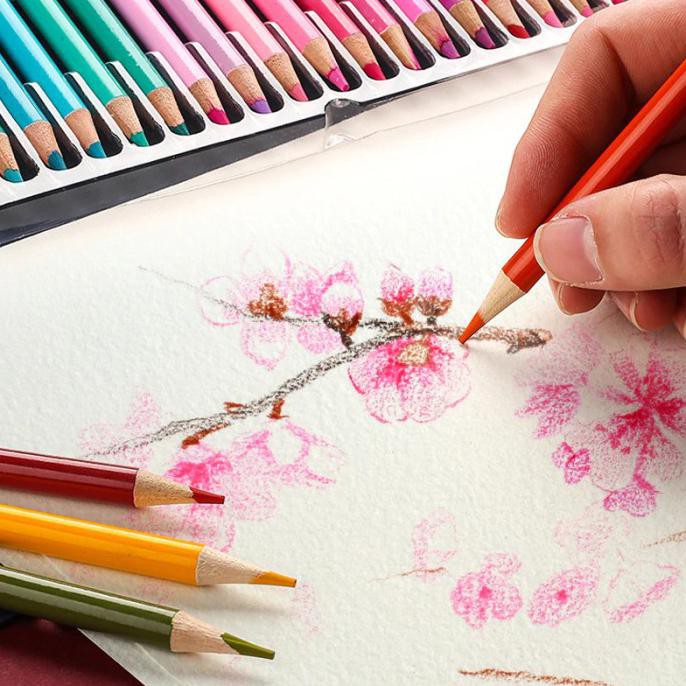 

(COD) Pensil Warna Brutfuner Painting Oil Pencil Artist Color Pencils Set 72
