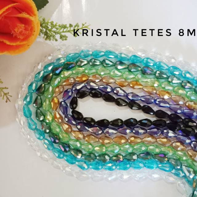 Kristal tetes 8mm