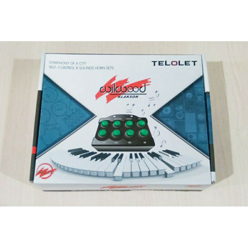 Klakson Keong Telolet 8 Tombol Motor dan Mobil 12v Universal original Wilwood