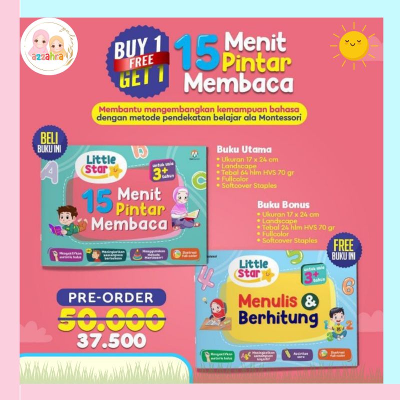 

Buku 15 Menit Pintar Membaca by Little Star