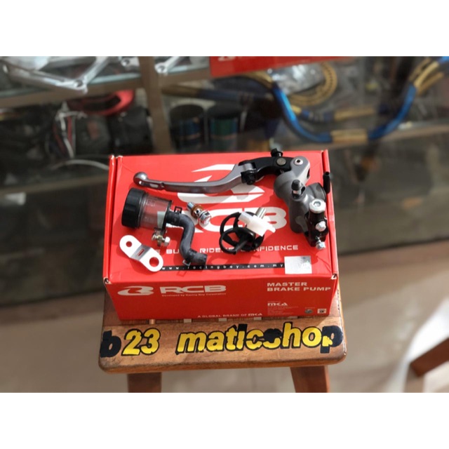Master rem kiri s1 17mm rcb racing boy racing matic kiri cakram atau kopling hidrolik full set