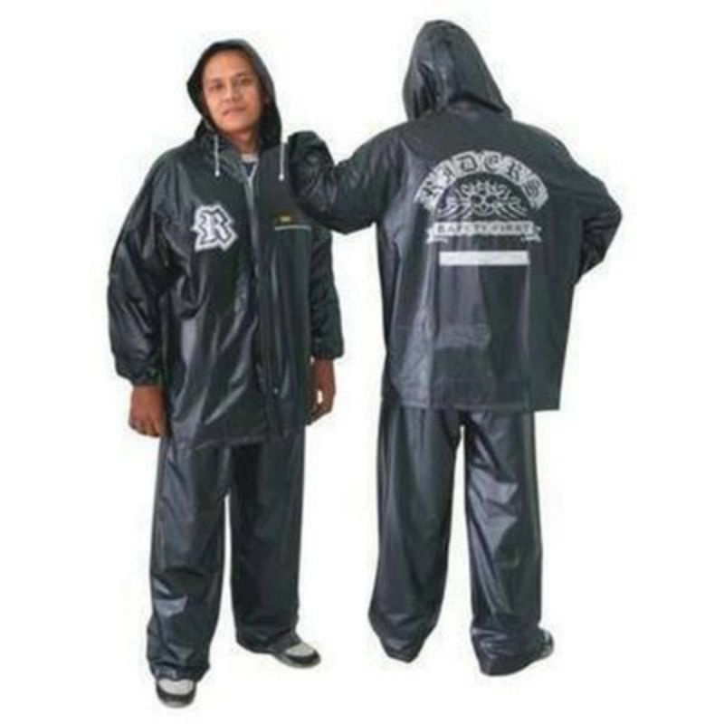 Mantel hujan stelan baju celana ibex Tribal